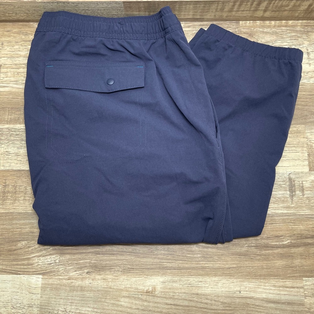 LL Bean Multisport Joggers Pants Navy Blue Hiking Travel 515767 Mens Large